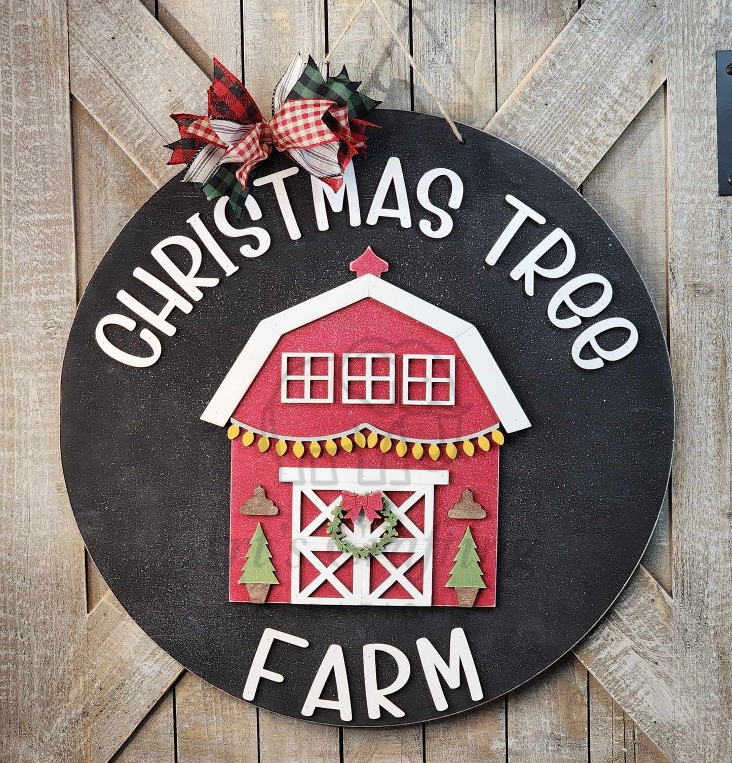 Christmas Tree Farm Hanging Sign
