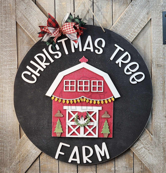 Christmas Tree Farm Hanging Sign