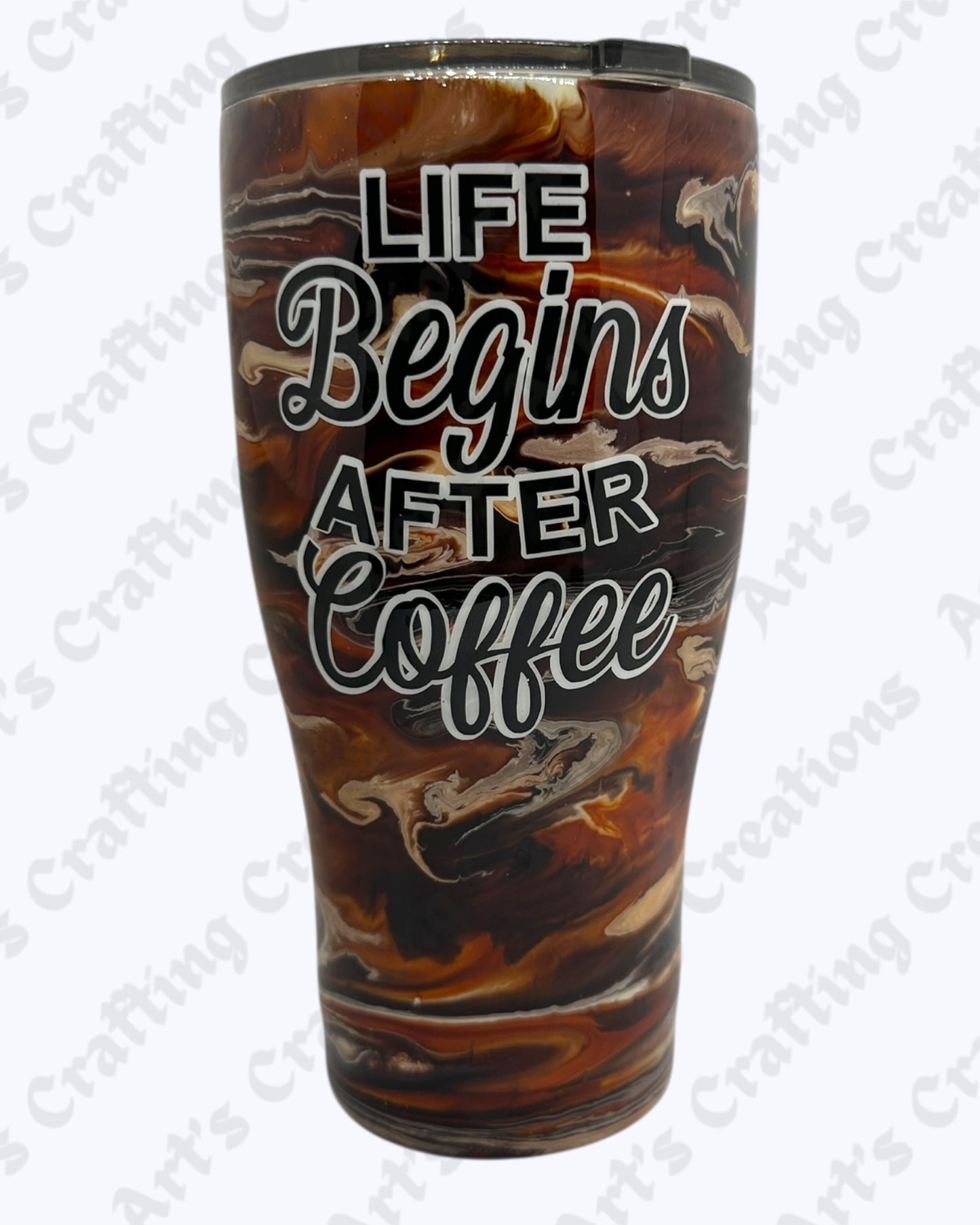 Life Begins after Coffee 30 oz Tumbler