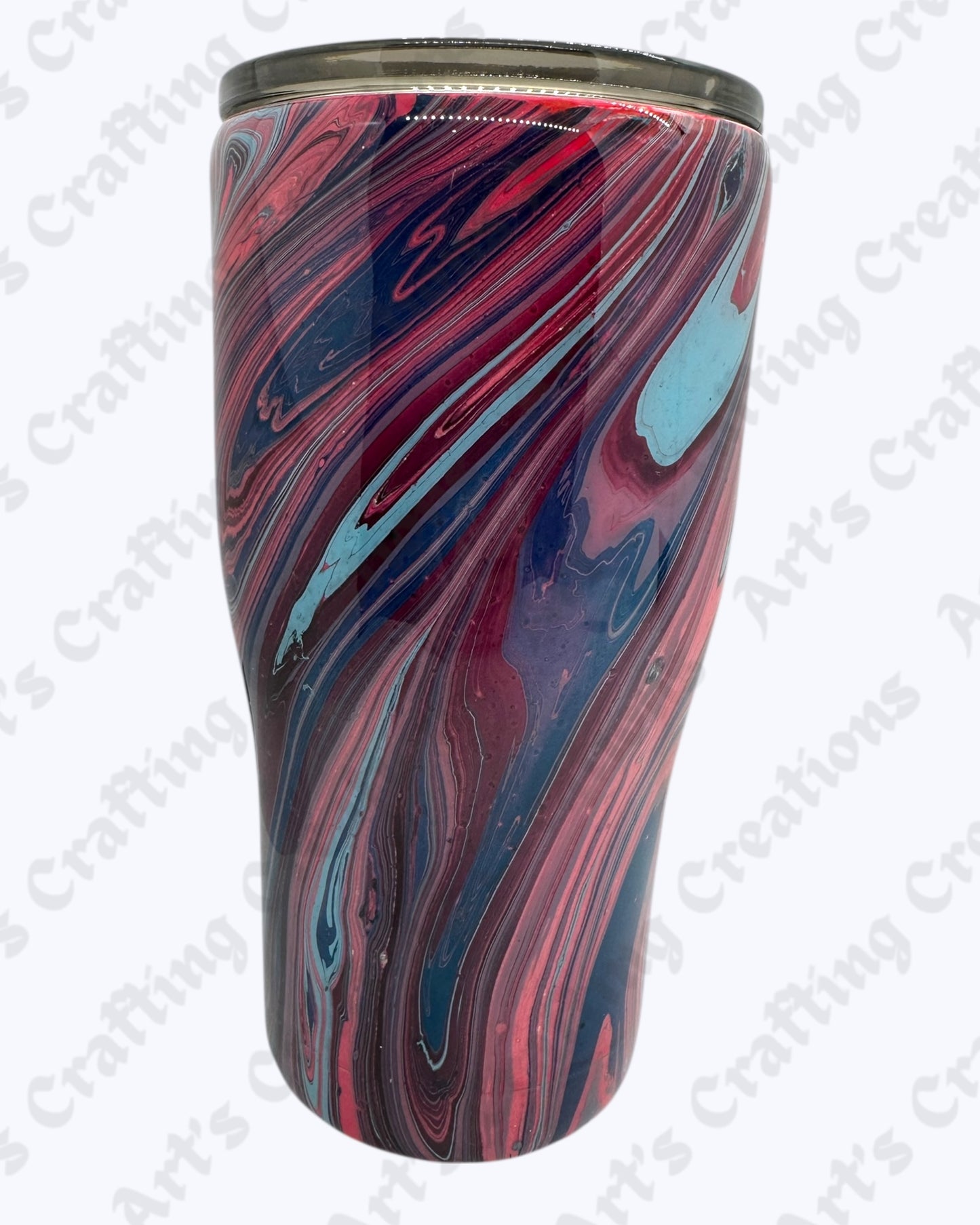 Pink & Blue Swirl 20 oz Tumbler