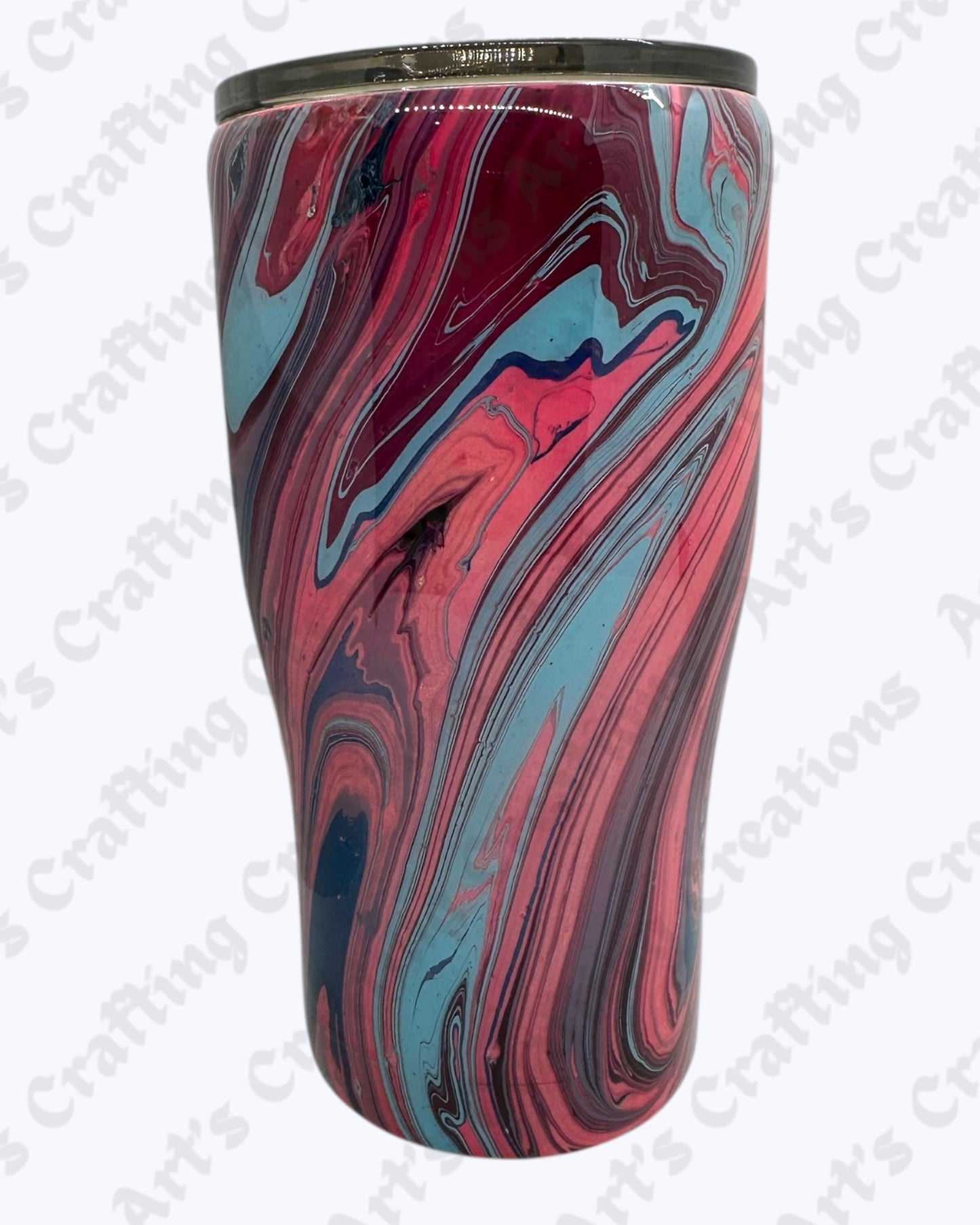 Pink & Blue Swirl 20 oz Tumbler