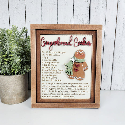 5x6 Interchangeable Insert  - Gingerbread Cookie