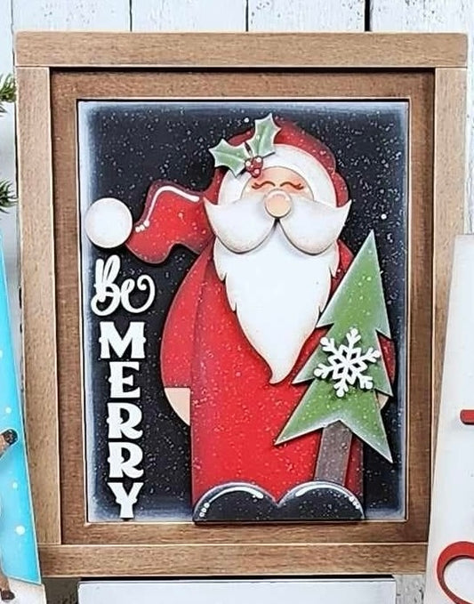 5x6 Interchangeable Insert  - Be Merry