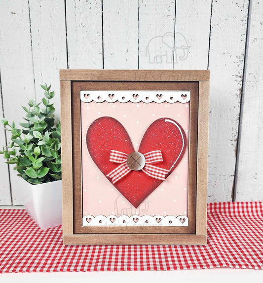 5x6 Interchangeable Insert  - Heart