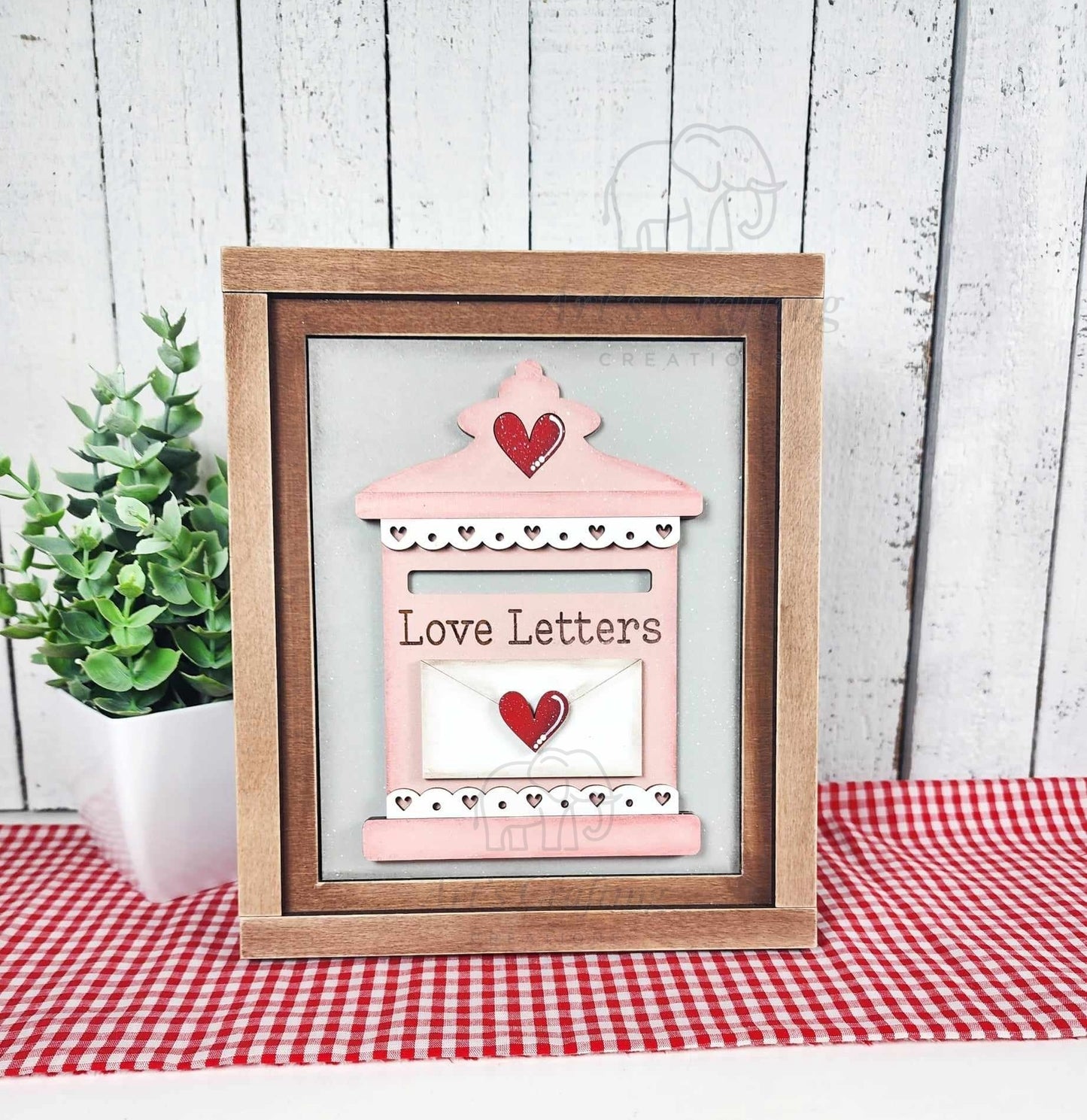5x6 Interchangeable Insert  - Love Letters