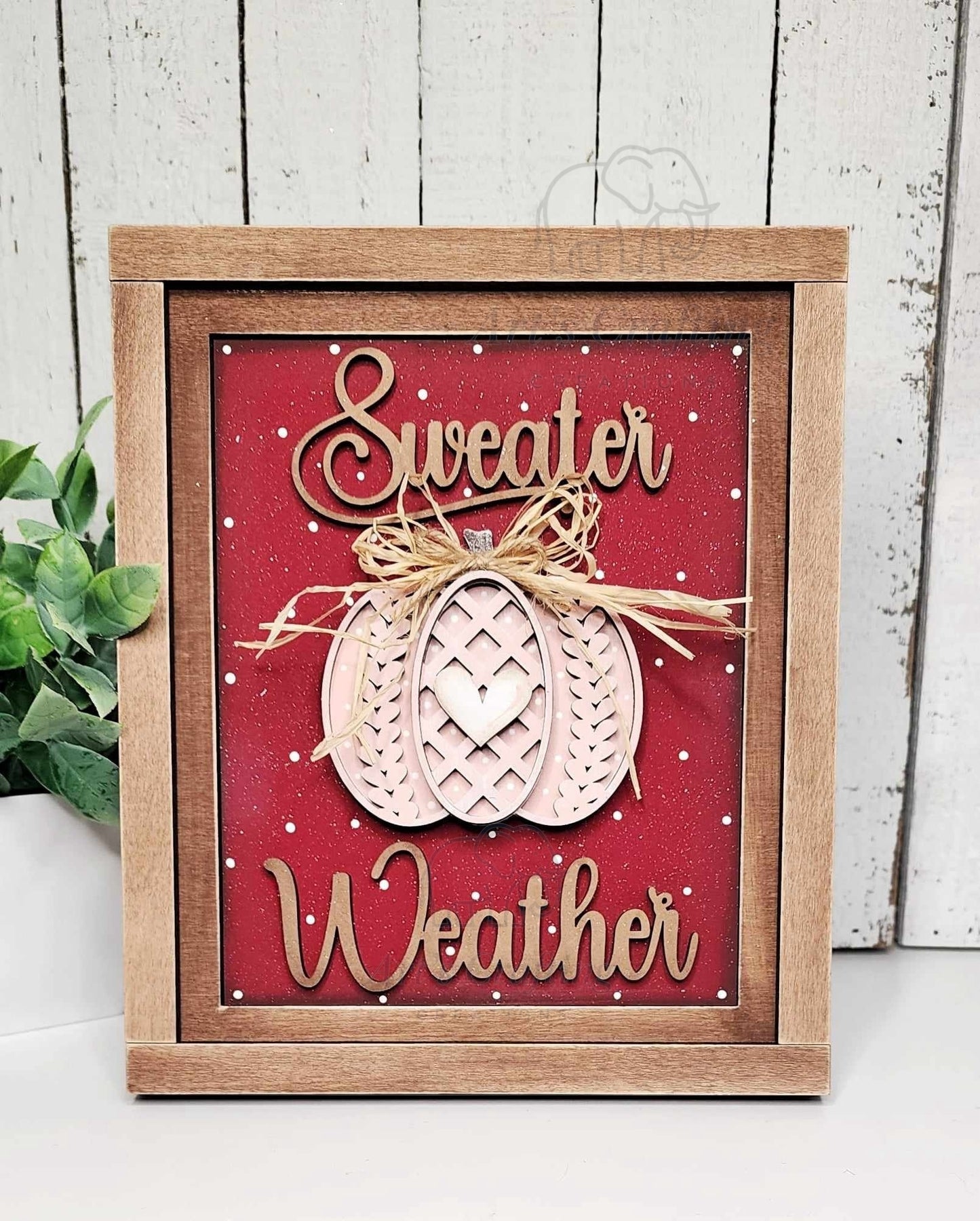 5x6 Interchangeable Insert  - Sweater Weather