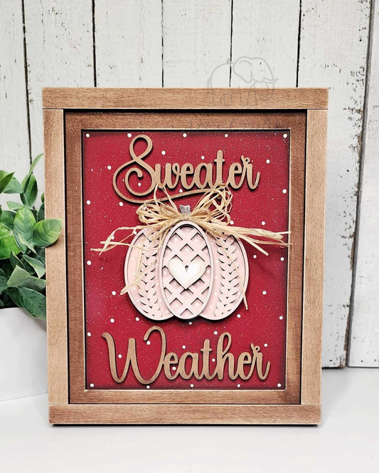 5x6 Interchangeable Insert  - Sweater Weather