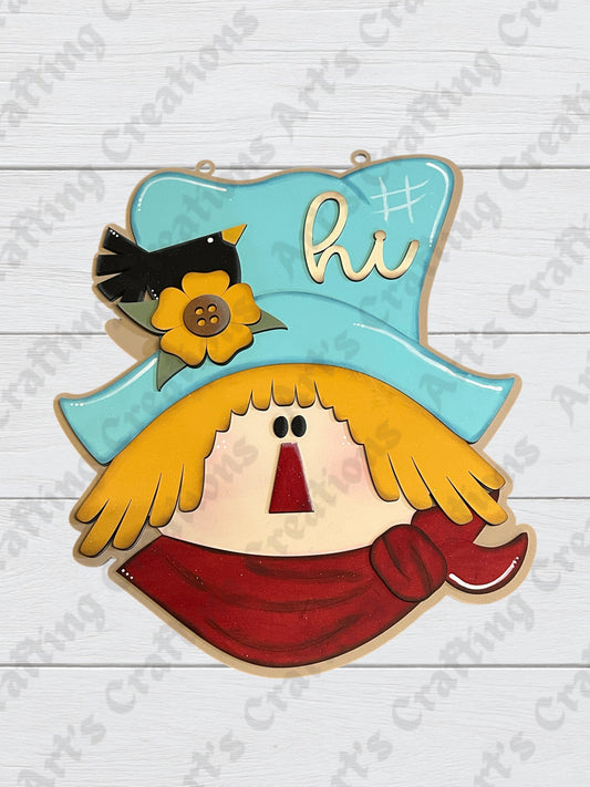 Scarecrow Door Hanger