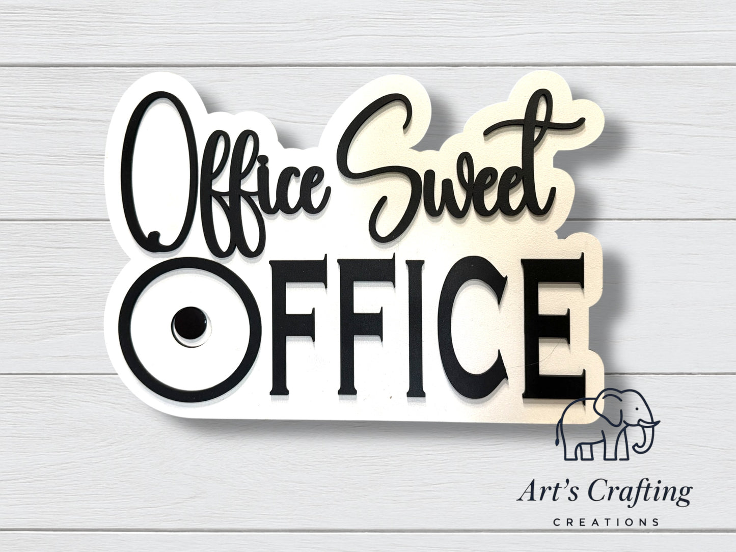 3" Round Interchangeable Base - Office Sweet Office