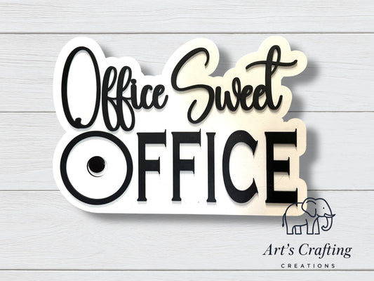 3" Round Interchangeable Base - Office Sweet Office