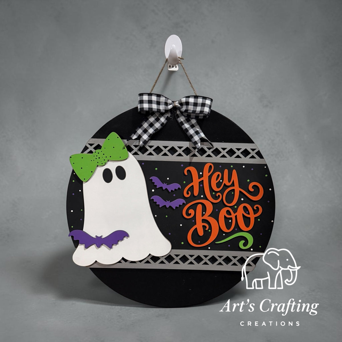 Hey Boo - 18" Round Interchangeable Insert