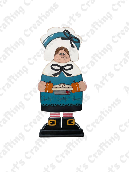 Standing Pilgrim Girl - Shelf Sitter