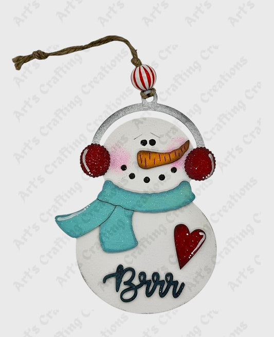 Snowman Brr Ornament