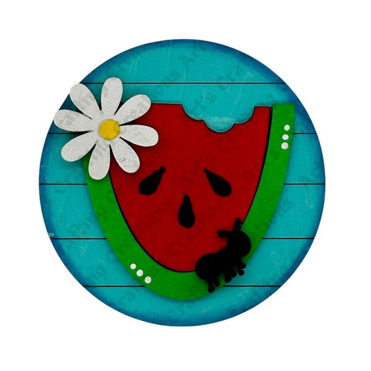 3" Round Insert - Watermelon - July